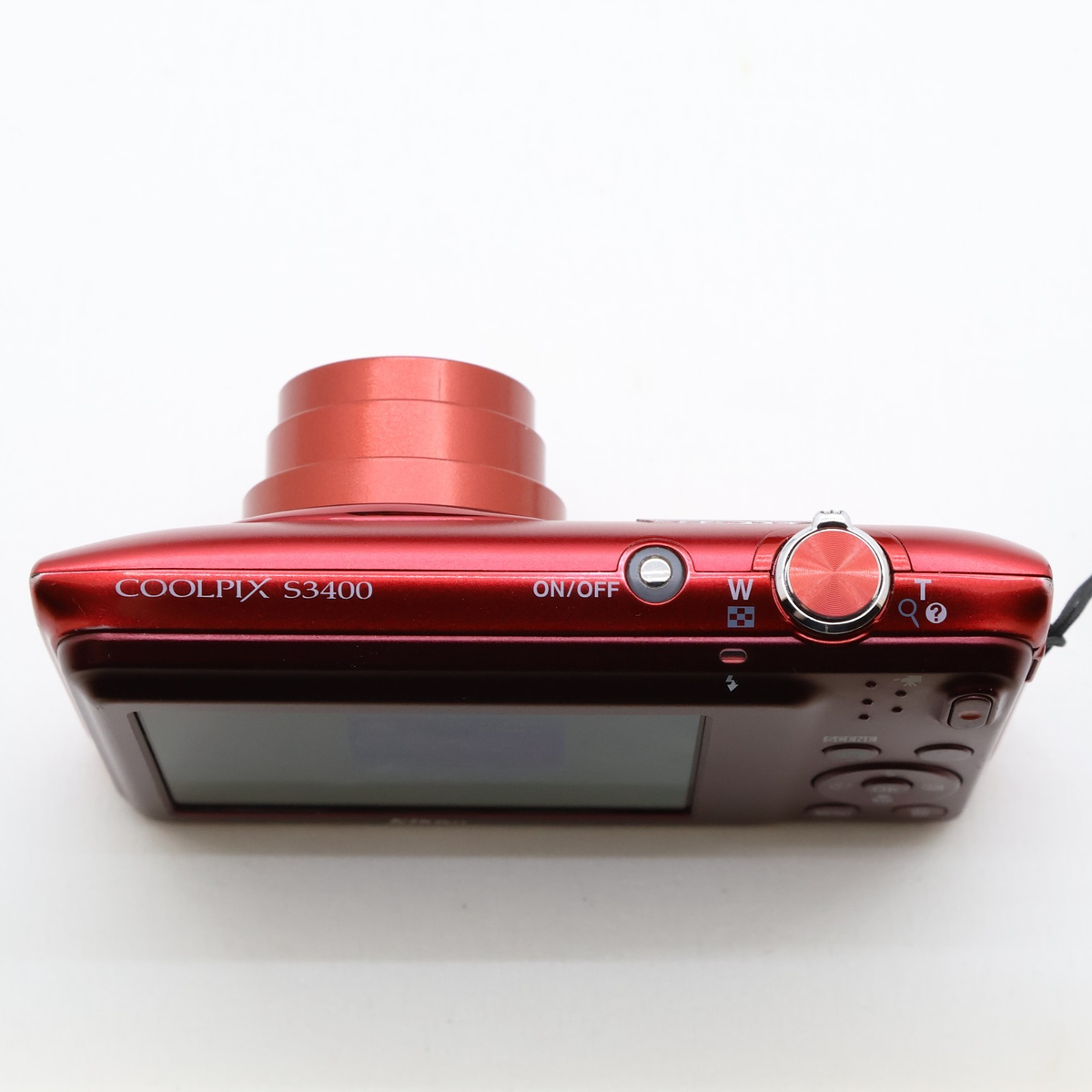 Nikon Coolpix S3400 20.1MP Digital Camera Red Tested Boxed Kit