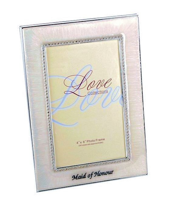 Wedding Party Photo Frame 4"" x 6"" - Maid of Honour Thank You Gift
