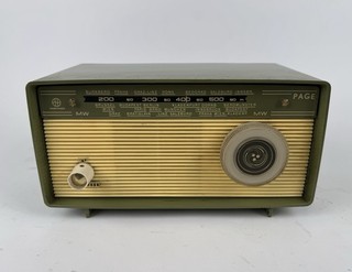 Röhrenradio Hornyphon Page W146U kleines AM Tischgerät Österreich 1966