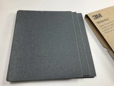 3M 02018 Wetordry 9"x11" 80 Grit Sandpaper Sheets - 33 Sheets Total