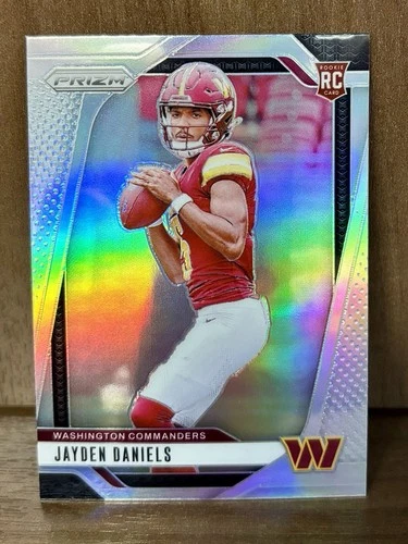 Jayden Daniels 2024 Panini Prizm - Rookies #347 Silver Prizm (RC)