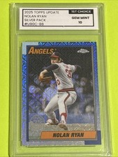 2025 Topps Update Series - 1990 Topps Chrome Silver Pack Nolan Ryan #U90C-88