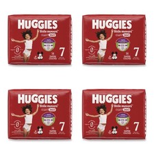 Huggies 56609 Over 41 lbs. Baby Diapers - Size 7/Disney Design (4/Carton) New