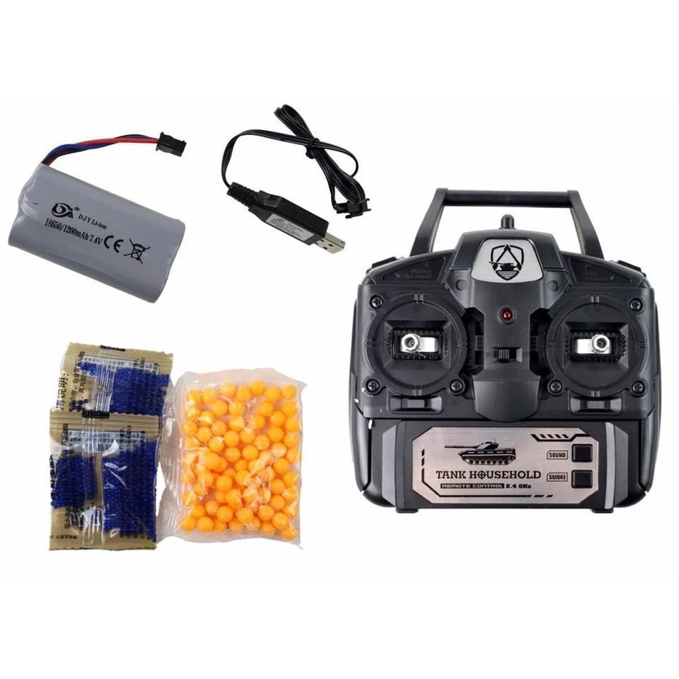 RC Panzer german Leopard 2 mit Schussfunktion - mit Rauchfunktion/drehbarer Turm - Bild 3 von 4