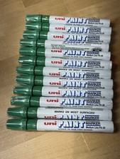 12 QTY - Uni-Paint PX-20 Oil-Based Paint Marker GREEN Medium Line LOT
