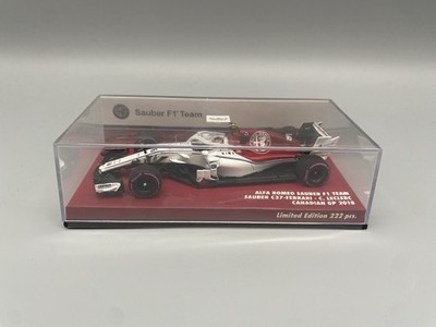 Minichamps F1 1:43 Alfa Romeo Sauber C37-Ferrari C. Leclerc Canadian GP 2018