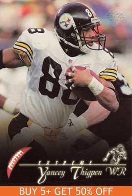 1997 Collector's Edge Extreme #139 Yancey Thigpen Pittsburgh Steelers Football