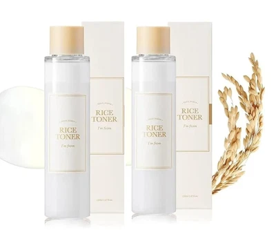 I + M 2 x I'm from Rice Toner, 77.78% Rice Extract from Korea, 150ml UK Same Day Ship