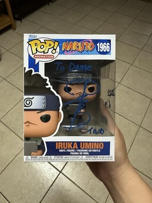 Iruka sensei Funko Pop Signed By jVA seiyuu Japanese Voice Toshihiko Seki 