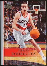 2007-08 Upper Deck #71 Sergio Rodriguez Basketball VG