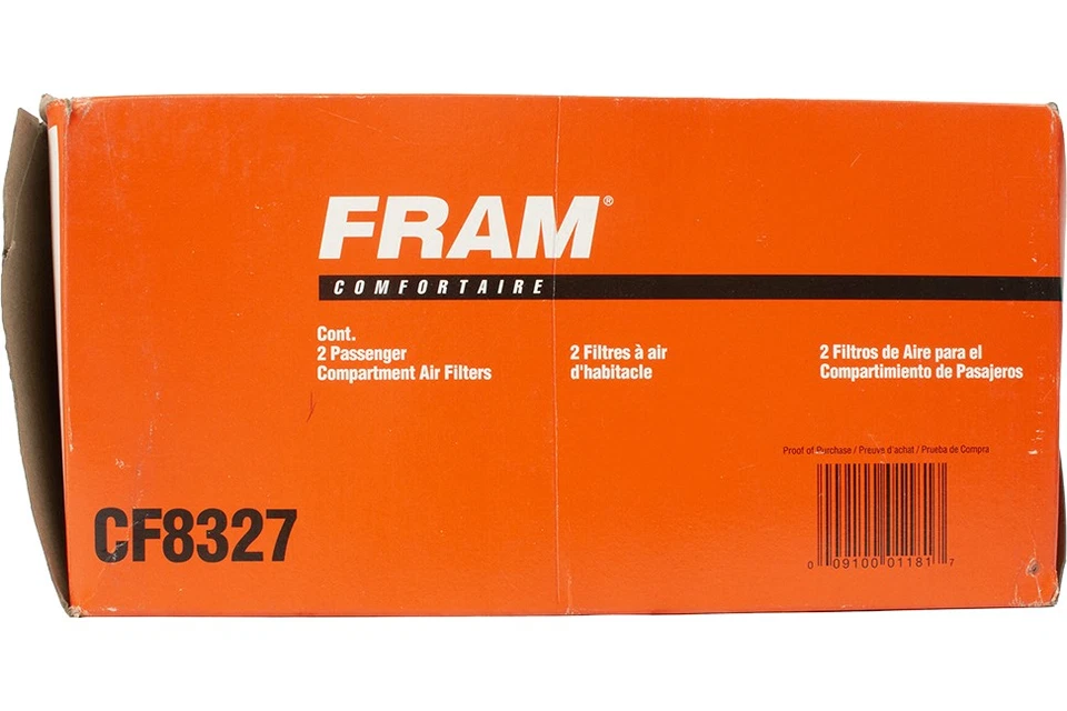 Filtro de aire de cabina FRAM para 97-00 Chevrolet Venture Oldsmobile Silhouette CF8327A Foto 4 de 4