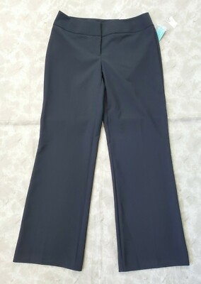 Ladies sears Petite Covington Essentials Black Pants 6p Nwt
