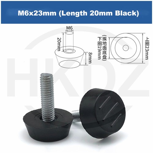M6 M8 Adjustable Leveler Furniture Feet Screws Leveling Foot Without Insert Nuts - Picture 31 of 46
