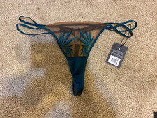 Thistle and Spire Cannabis Floral Emerald Toffee Green Nude Lace Bra Sz 2XL