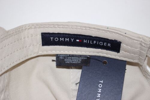 TOMMY HILFIGER Baseball Hat Men's One Size Khaki Embroidered LOGO NEW - Picture 3 of 4