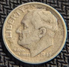 1946 S Roosevelt Dime 90% Silver