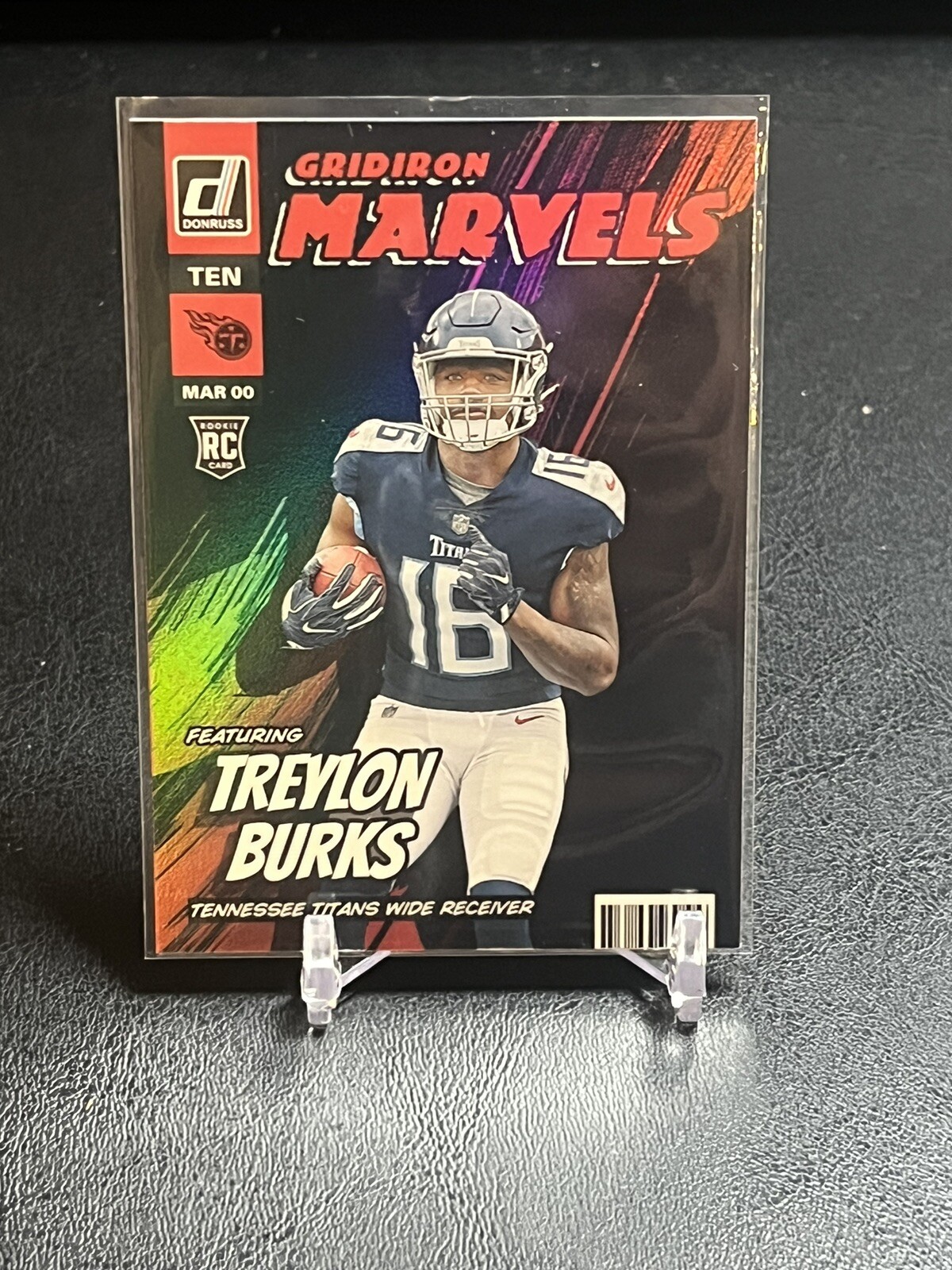 Treylon Burks Gridiron Marvels Case Hit SSP 2022 Panini Donruss Titans Rookie RC