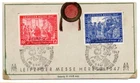 Germany 1947 Leipzig Postage set on first day card
