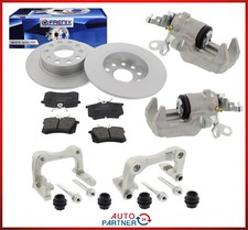 Bremsensatz Bremssattel Halter für Audi A3 8P VW Golf 5 6 Skoda hinten 1KD 1KQ