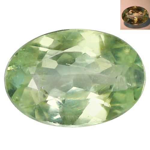 0.56Ct Premium Oval 6.2X4.4 MM Green Change To Red Tanzania Natural Alexandrite