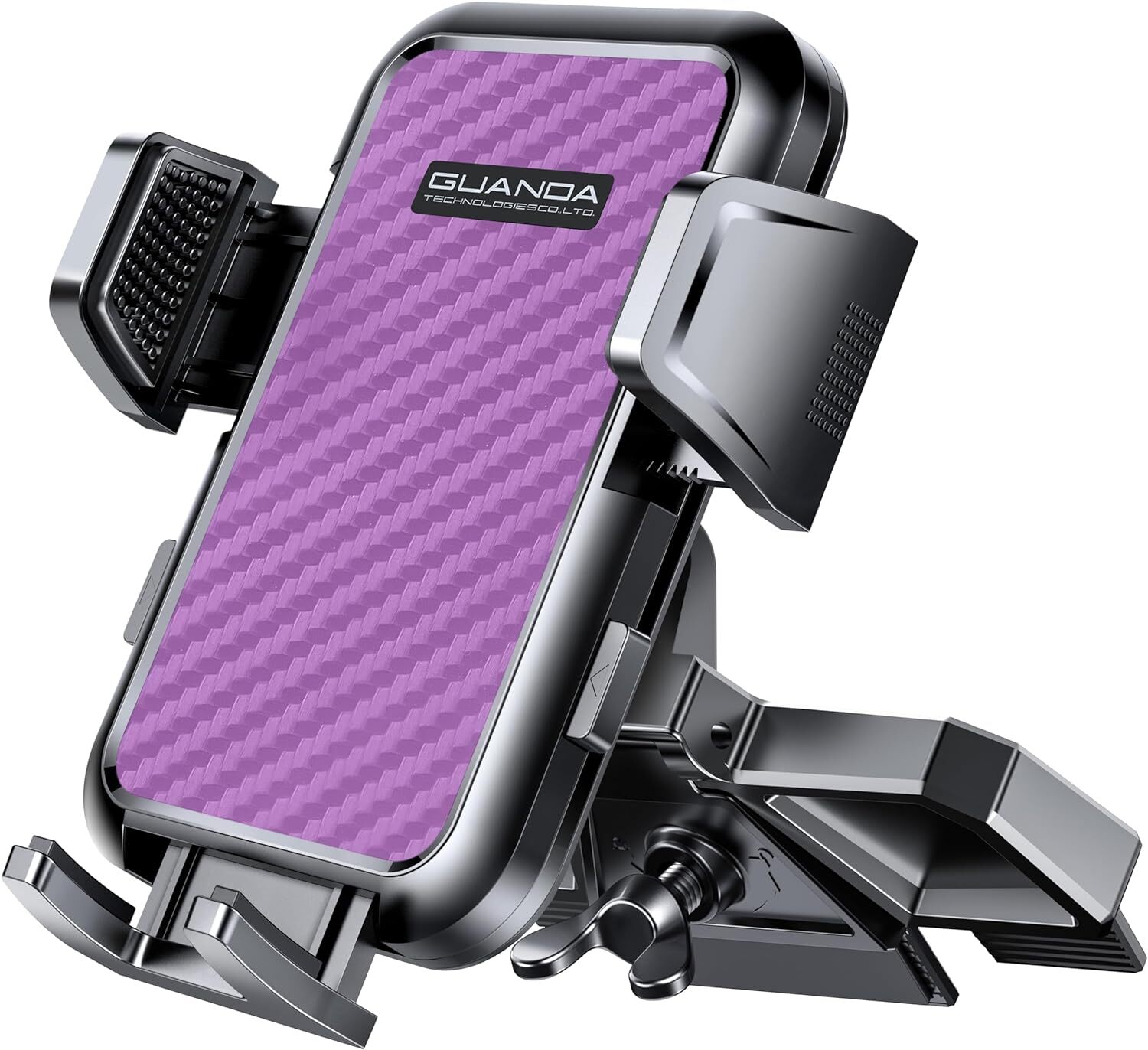 GUANDA TECHNOLOGIES CO. LTD. CD Phone Mount Upgraded Car Phone Holder Thick