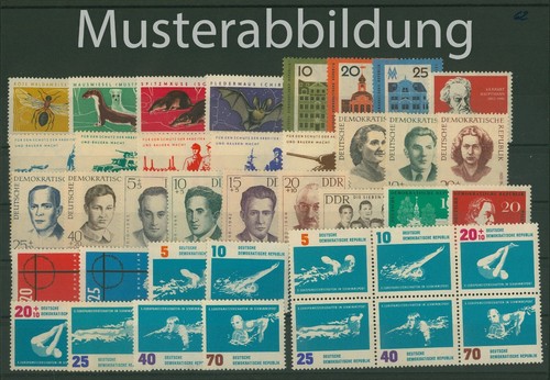 DDR ** Jahrgänge 1960/61/62/63/64/65/66/67/68/69 kompl., nach Wahl, Multirabatt - Picture 5 of 68