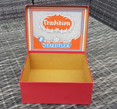Staedtler alte Pappschachtel leer Tradition Kopierstifte Großpackung
