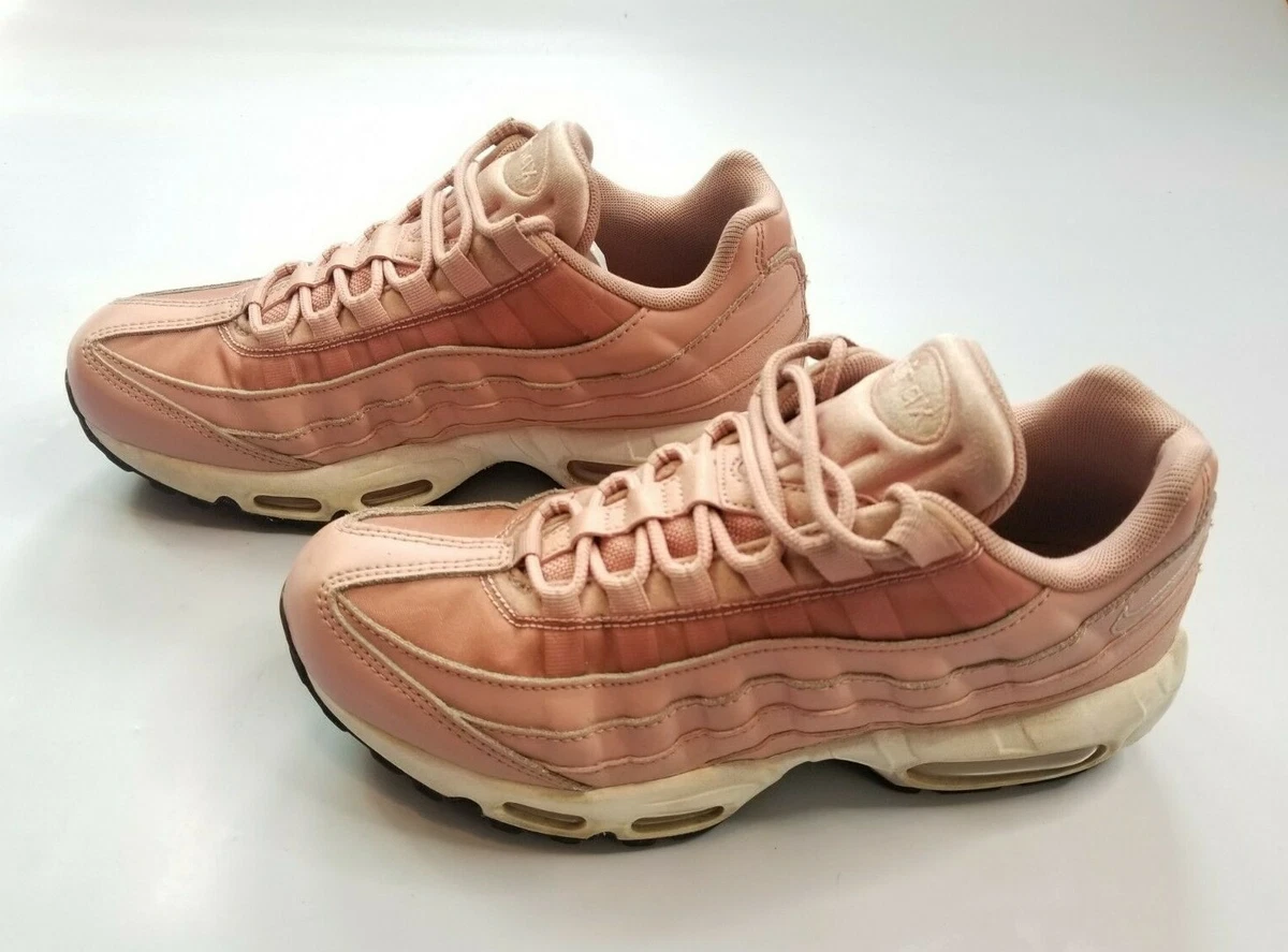 NIKE AIR MAX 95 ROSE PINK WHITE WOMEN S SNEAKERS SIZE 9 MADE IN