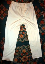 ZARA CREME WEISSE JOGGING HOSE STRETCH COTTON MIX GR M LEGERER SCHNITT