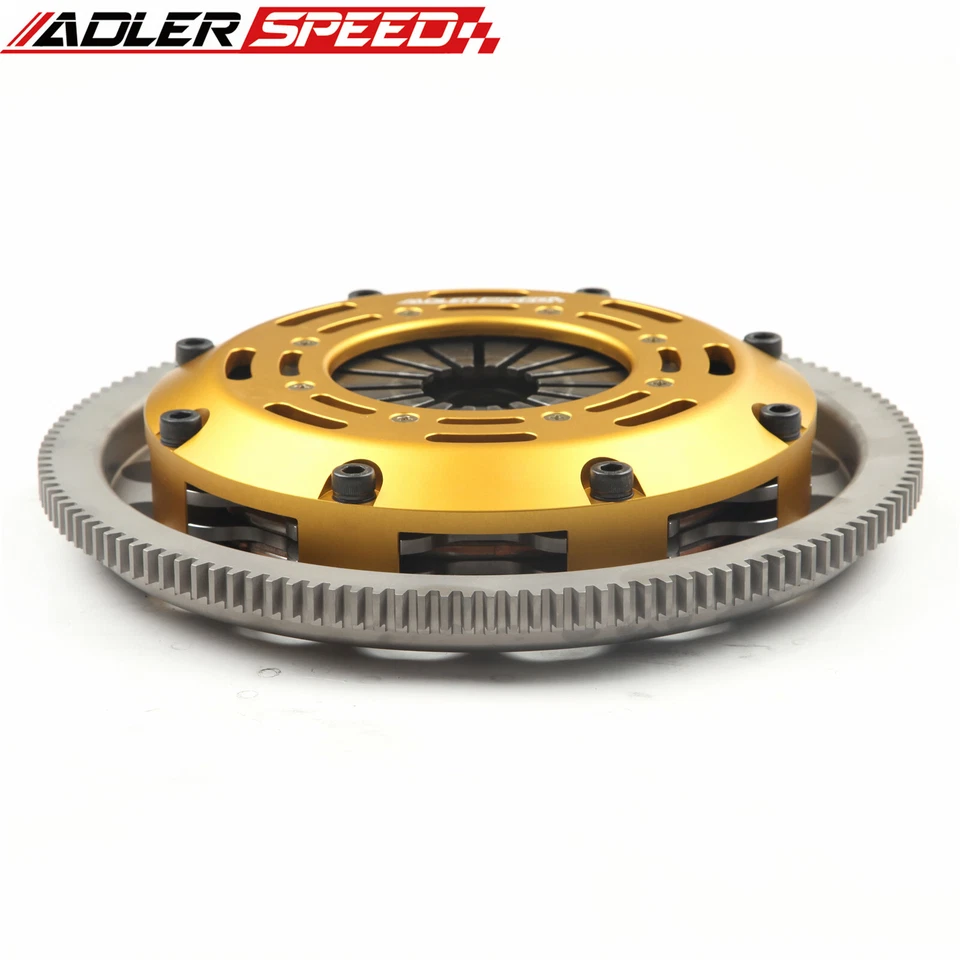 Racing Clutch Twin Disc Kit For VW CORRADO JETTA PASSAT Golf GTI VR6 2.8L Medium - Image 2 of 4