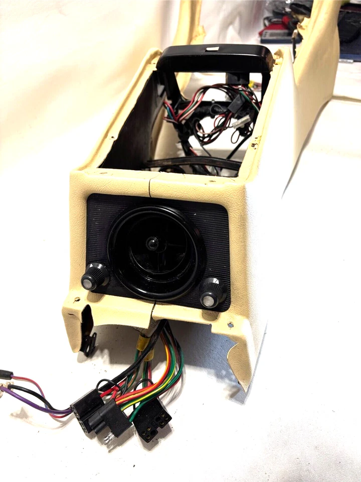 Jaguar XJ6 1986 Vanden Plas consola central delantera beige/tostado OEM Foto 3 de 4