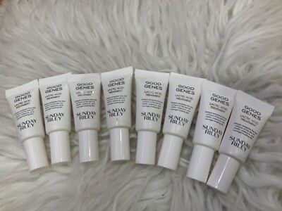 GOOD GENES LACTIC ACID TREATMENT Deeply exfoliates SUNDAY RILEY 5ml/e set of 8