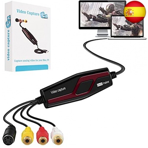 DIGITNOW!Convertidor de Captura de Vídeo USB,Hi8 VHS a DVD Digital Grabber - Imagen 8 de 8