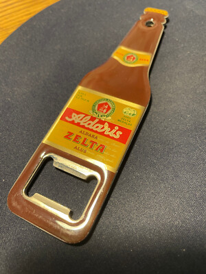 Aldaris Beer Bottle Opener Latvia Zelta Rare Bottle-Shaped Aldara Alus Offner