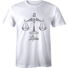 Libra Scrape Zodiac Sign Astrological Astrology Scales Men's T-shirt Tees
