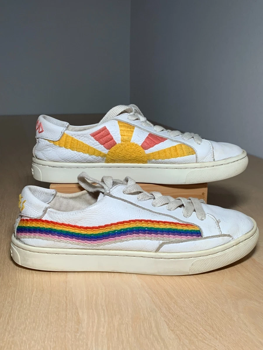 Soludos rainbow sneakers sale