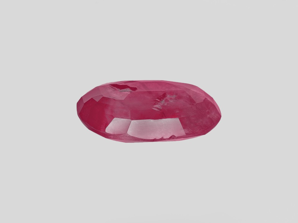 GRS Certified BURMA Ruby 4.07 Cts Natural Untreated Velvety Pinkish Red ...