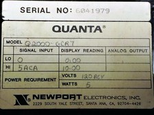 Newport Q2000-GCR7 Digital Current Panel Meter