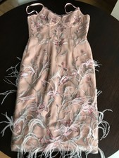 marchesa notte artwork sequin dress