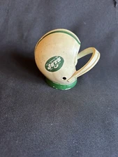 vintage new york jets helmet bottle opener by scott products  2 bar face mask