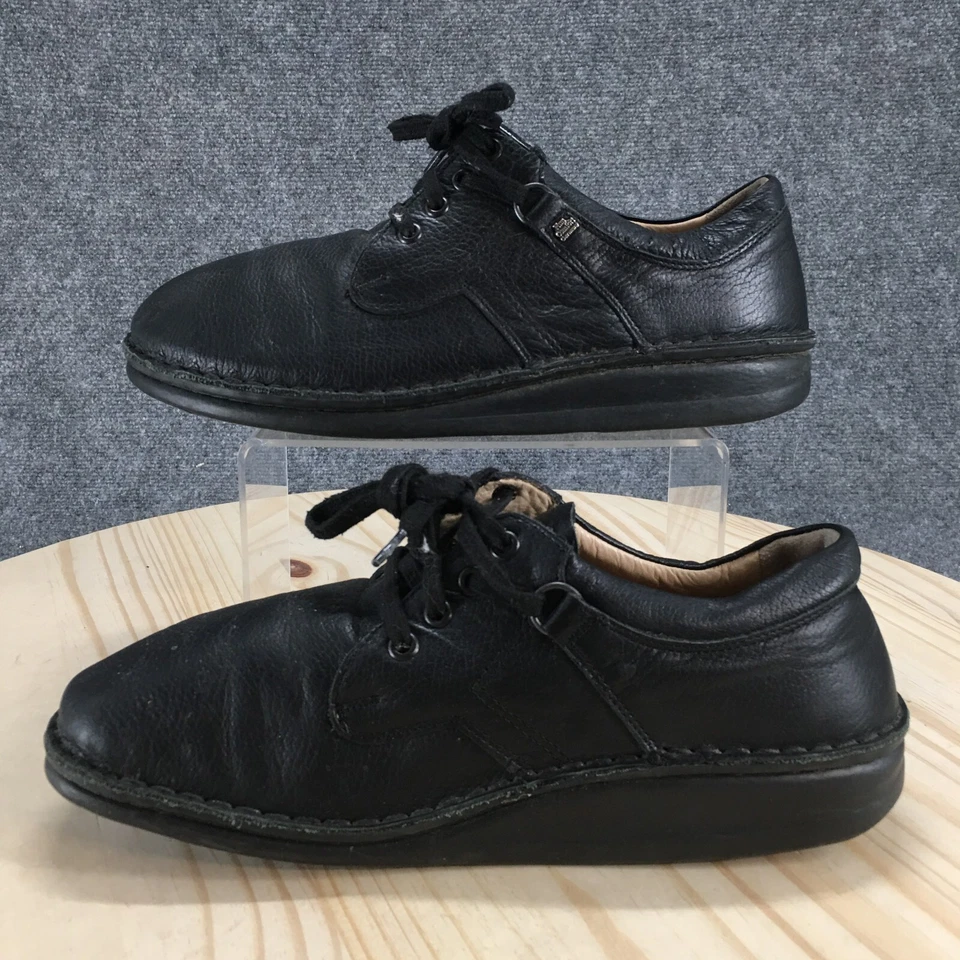 Zapatos cómodos Finn para mujer 41 Metz ortopédicos Oxford cuero negro con cordones informales Foto 2 de 4