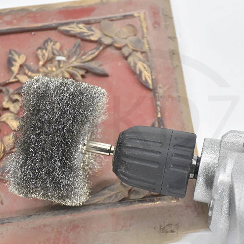 Cepillo de alambre de acero inoxidable Cepillo de rueda de limpieza Rotativo Pulido Óxido Herramientas - Imagen 4 de 4