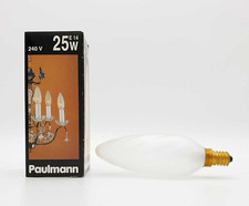 Paulmann Riesenkerze gerdreht schlank 25W E14 Candle giant twisted, frosted 