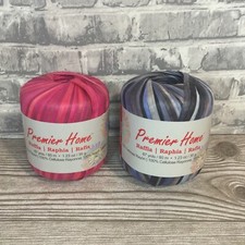 Lot of 2 x 87 Yard Raffia Ribbon Gift Wrapping Packing Twine Craft Pink Blue