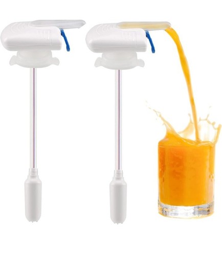 2 Stück Automatischer Getränkespender, Milchspender für Kühlschrank Gallone, Milch Gallone
