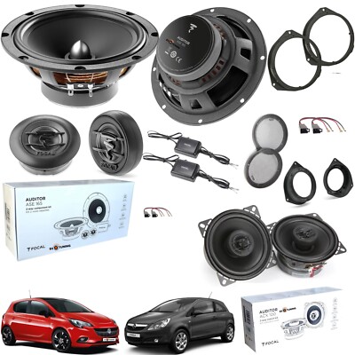 Kit 6 FOCAL Front- & Hecklautsprecher für Opel Corsa D/E 2006-19
