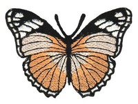 Af20★Schmetterling AufnäHer Zum AufbüGeln Applikation BüGelbild Patch 7,5 X 5 Cm