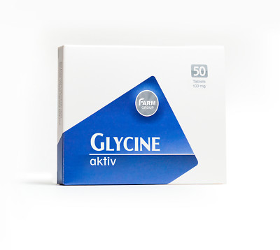GLYCIN AKTIV 100mg GLICIN Antioxidans Schlaf Nervensystem Unterstützung 50 Tabletten