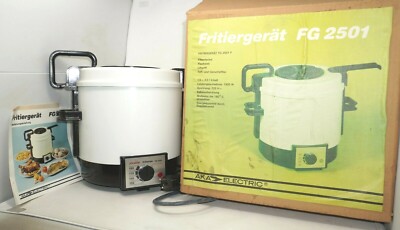 Fritteuse Fritiergerät FG2501 AKA Electric UNBENUTZT OVP 1980er DDR 278 MARK
