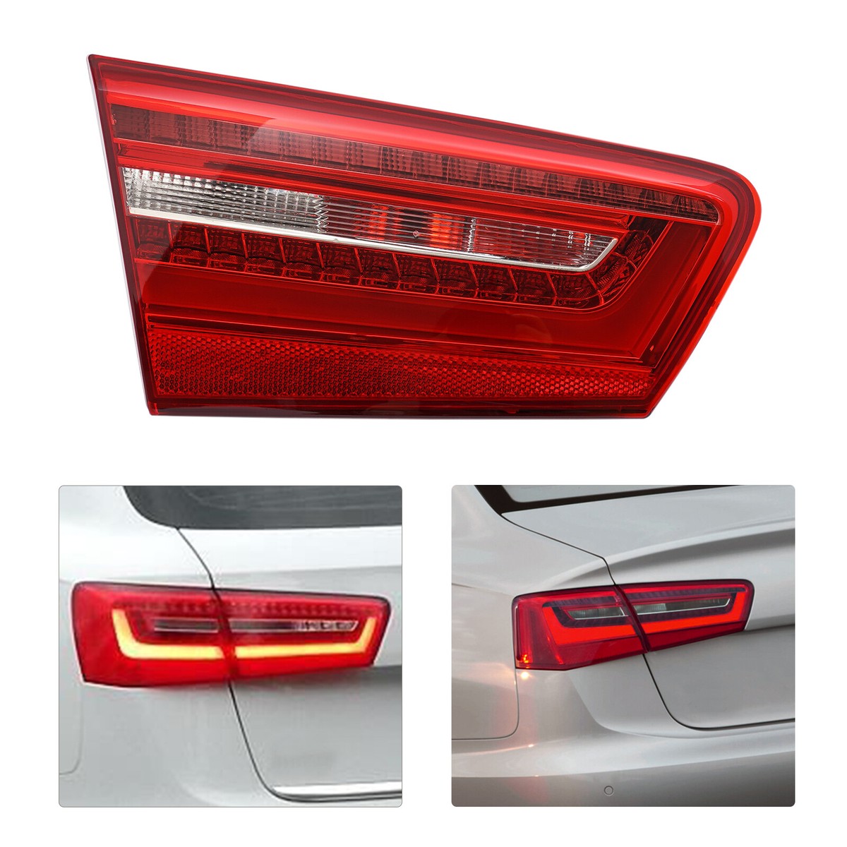 For Audi A6 C7 2010-2015 2016 Left Rear LED Inner Tail Lamp Light
